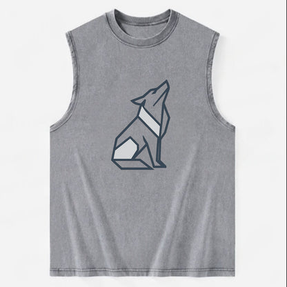 Titanium Wolf Strong  - Vintage Washed Tank - Grey