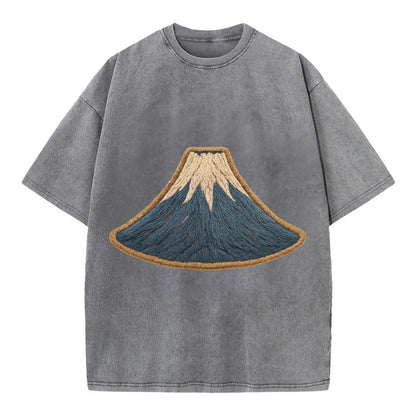 Sacred Mountain  - Vintage T-shirt - Grey