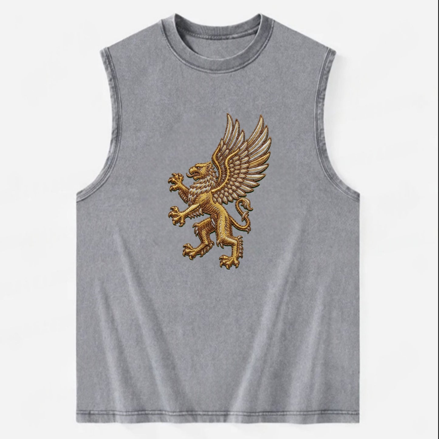 Griffin - Vintage Washed Tank - Grey
