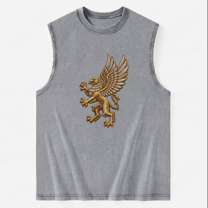 Griffin - Vintage Washed Tank - Grey
