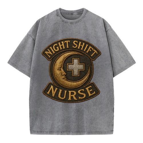Night Shift Nurse  - Vintage T-shirt