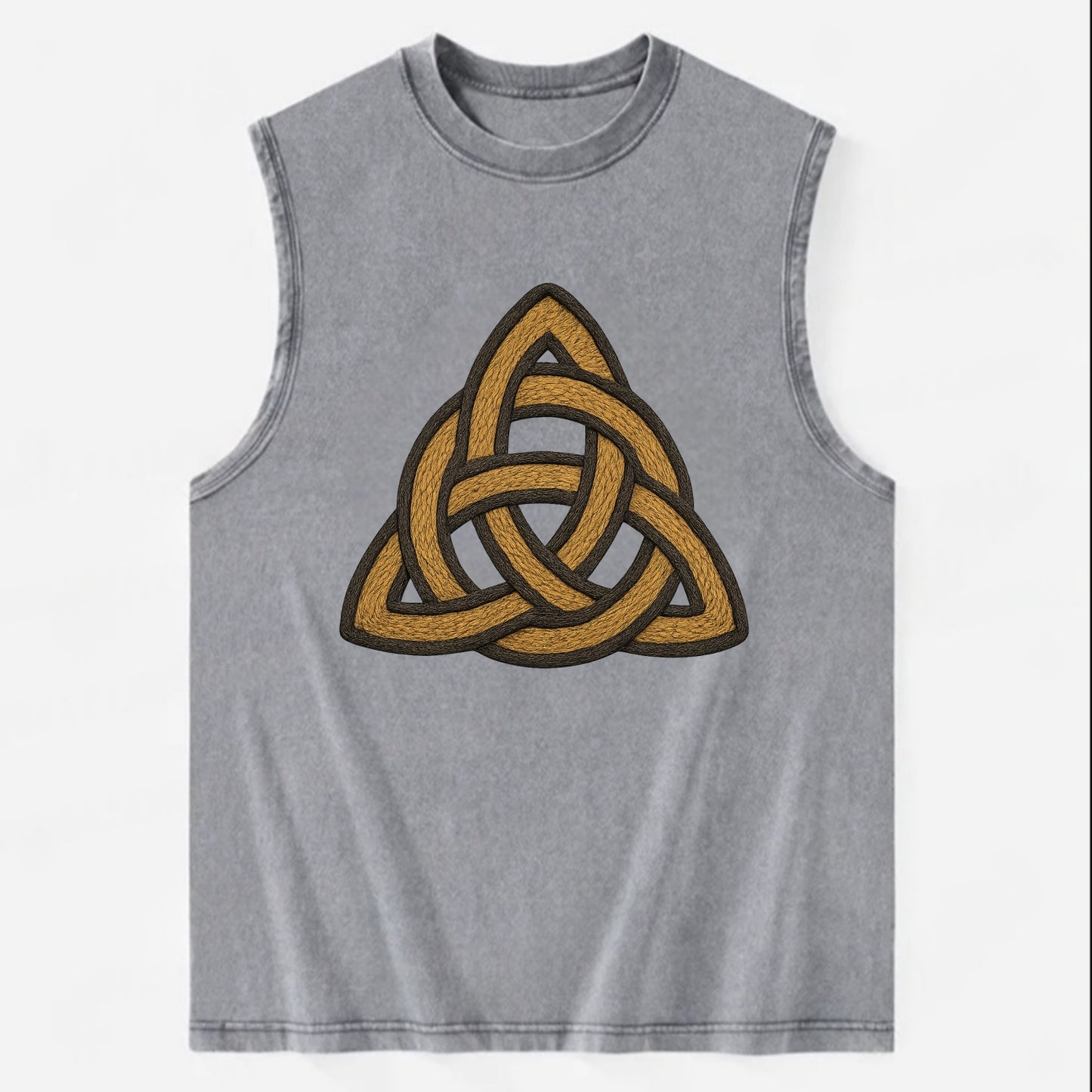 Trinity Knot  - Vintage Washed Tank - Grey