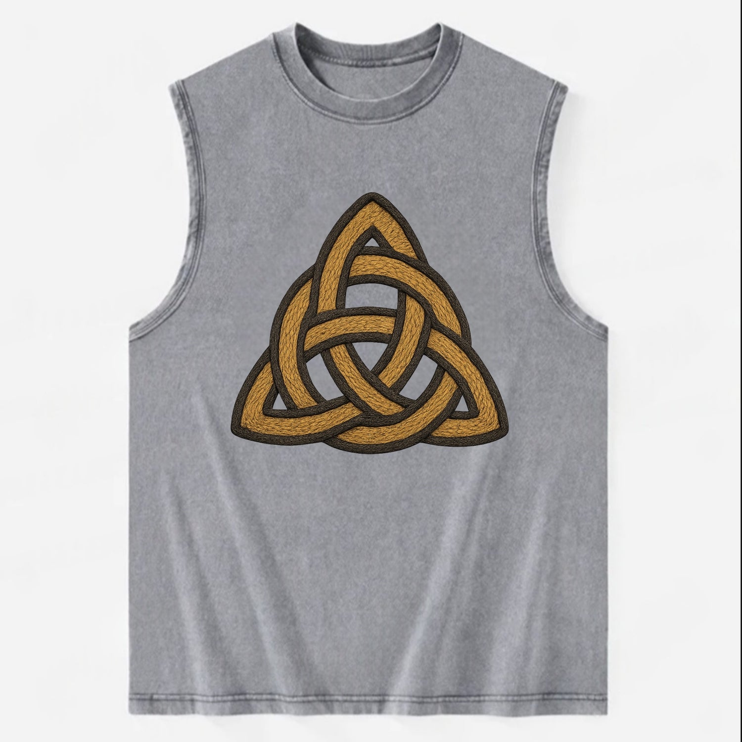 Trinity Knot  - Vintage Washed Tank - Grey