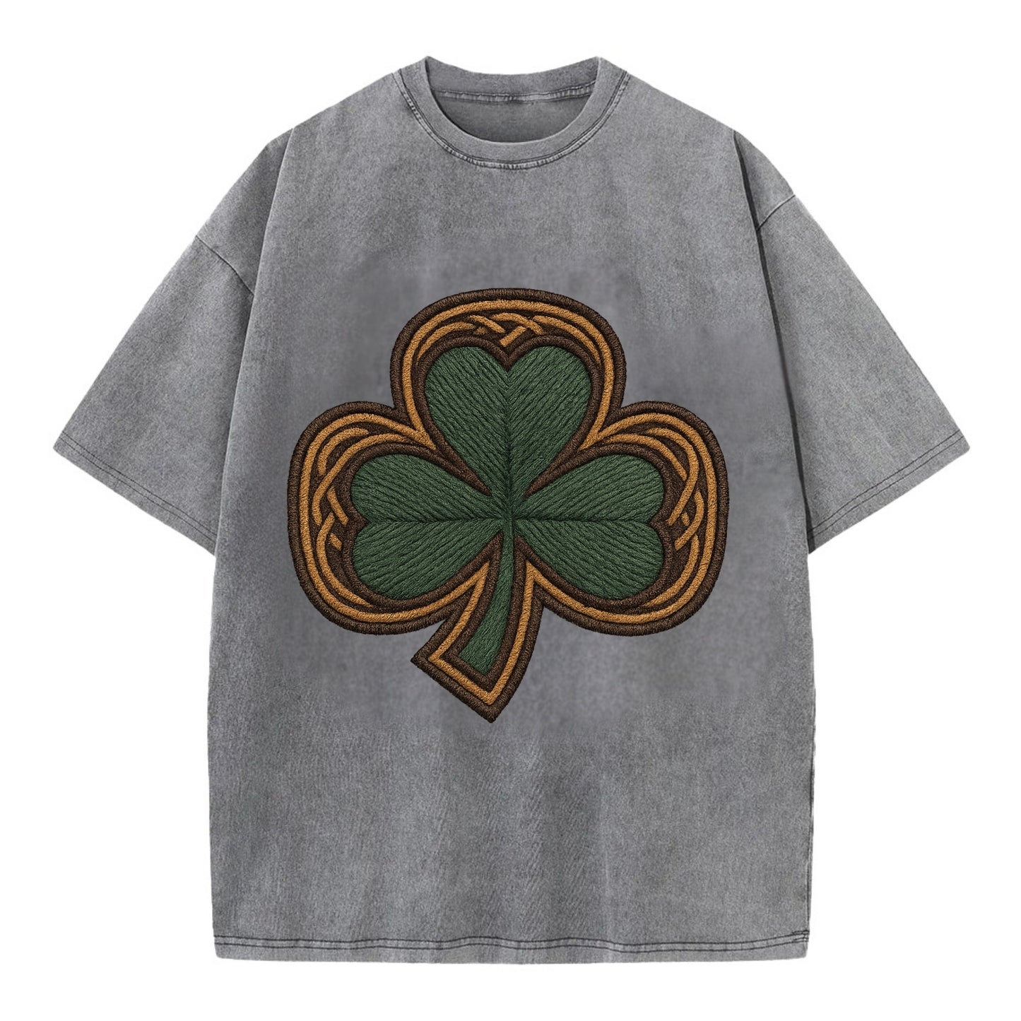 Shamrock  - Vintage T-shirt - Grey