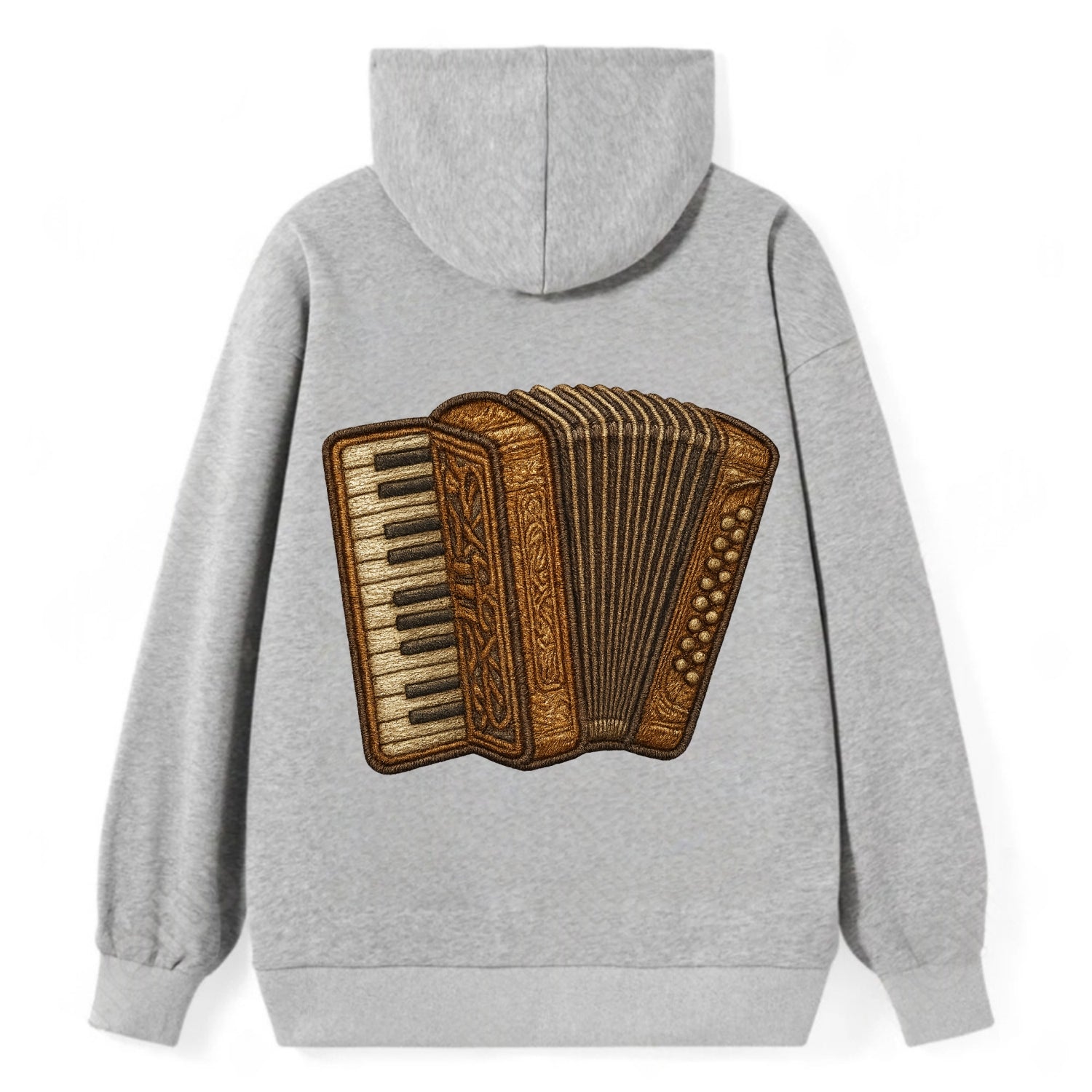 Accordion  - Classic Pullover Hoodie - Grey