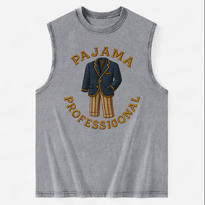 Pajama Professional  - Vintage Washed Tank - Grey