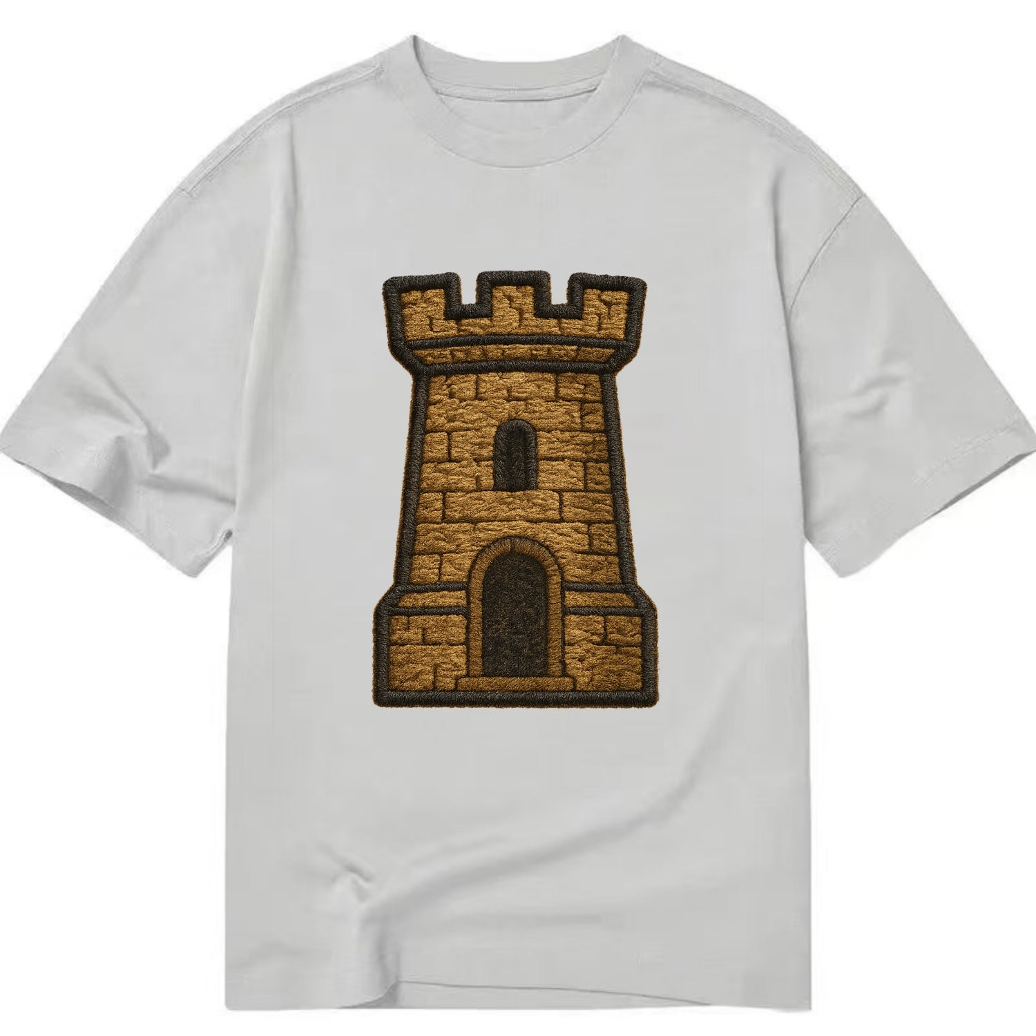 Castle Tower  - Classic T-shirt - Grey
