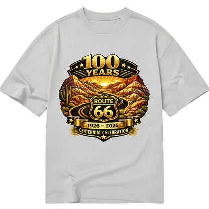 PAINTED DESERT | Colorful desert landscape | Route 66 winding through | Natural - Classic T-shirt - Grey