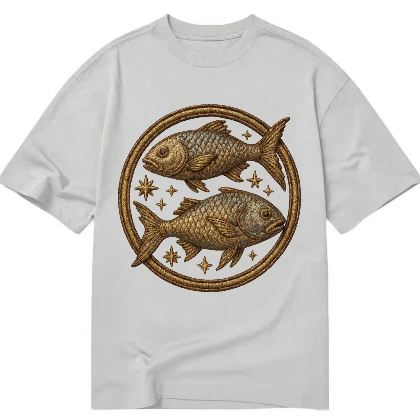 Pisces Fish  - Classic T-shirt - Grey