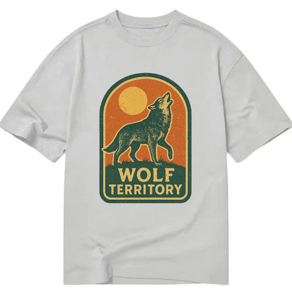 Wolf Territory Marking  - Classic T-shirt - Grey