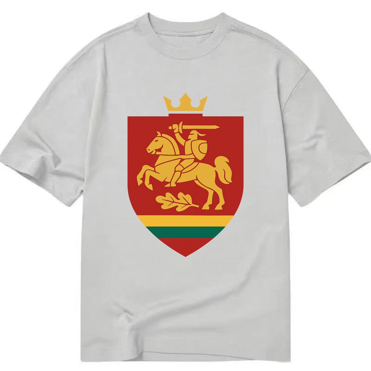 Lithuania Royal Logo  - Classic T-shirt - Grey