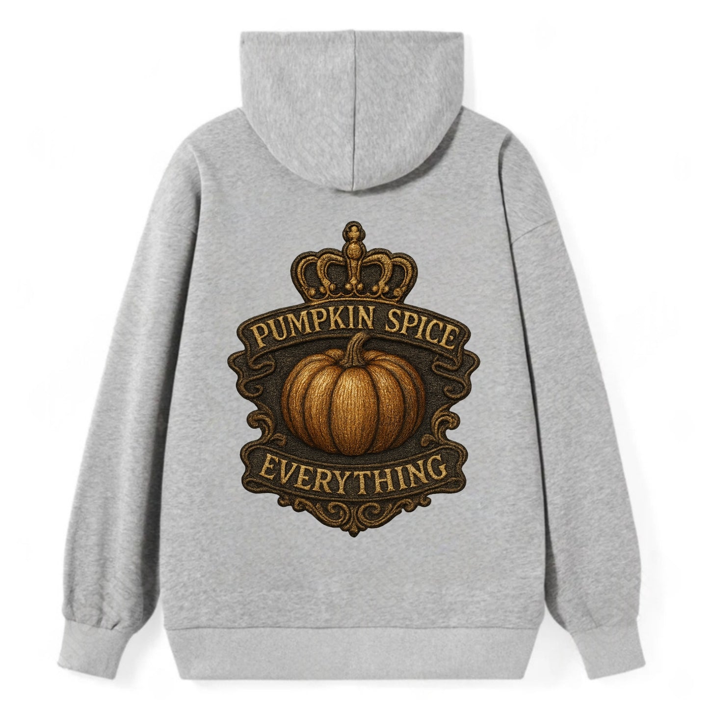 Pumpkin Spice Everything  - Classic Pullover Hoodie - Grey