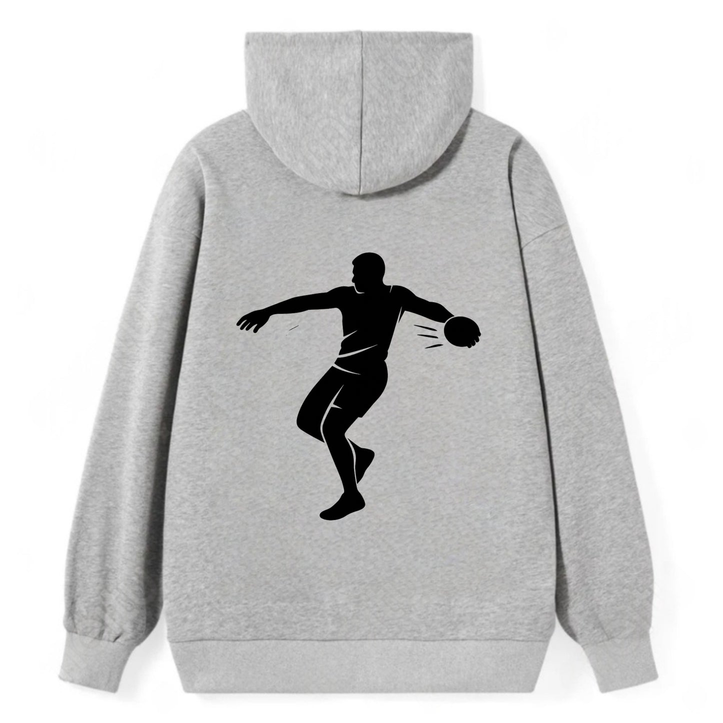 Discus thrower spinning release - Classic Pullover Hoodie - Grey