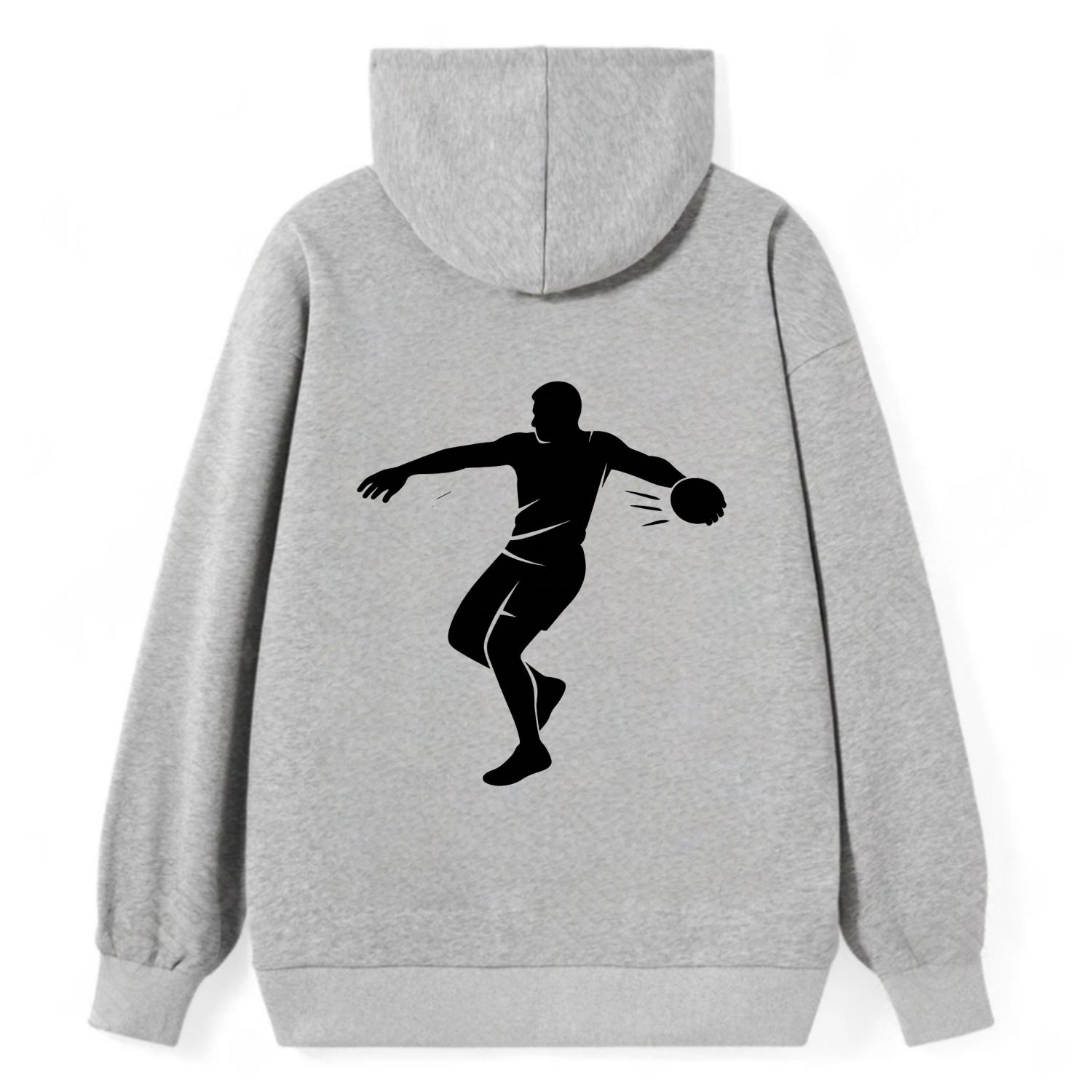 Discus thrower spinning release - Classic Pullover Hoodie - Grey