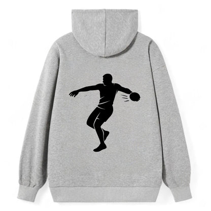 Discus thrower spinning release - Classic Pullover Hoodie - Grey