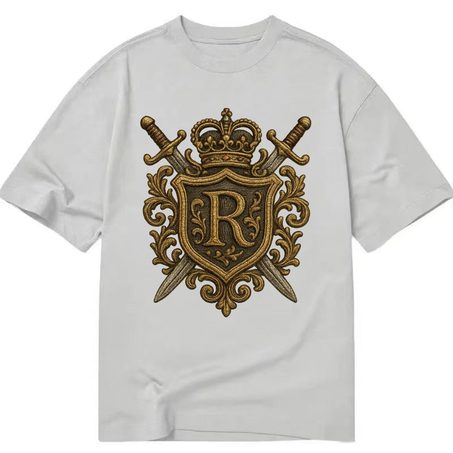 Royal Crest  - Classic T-shirt - Grey