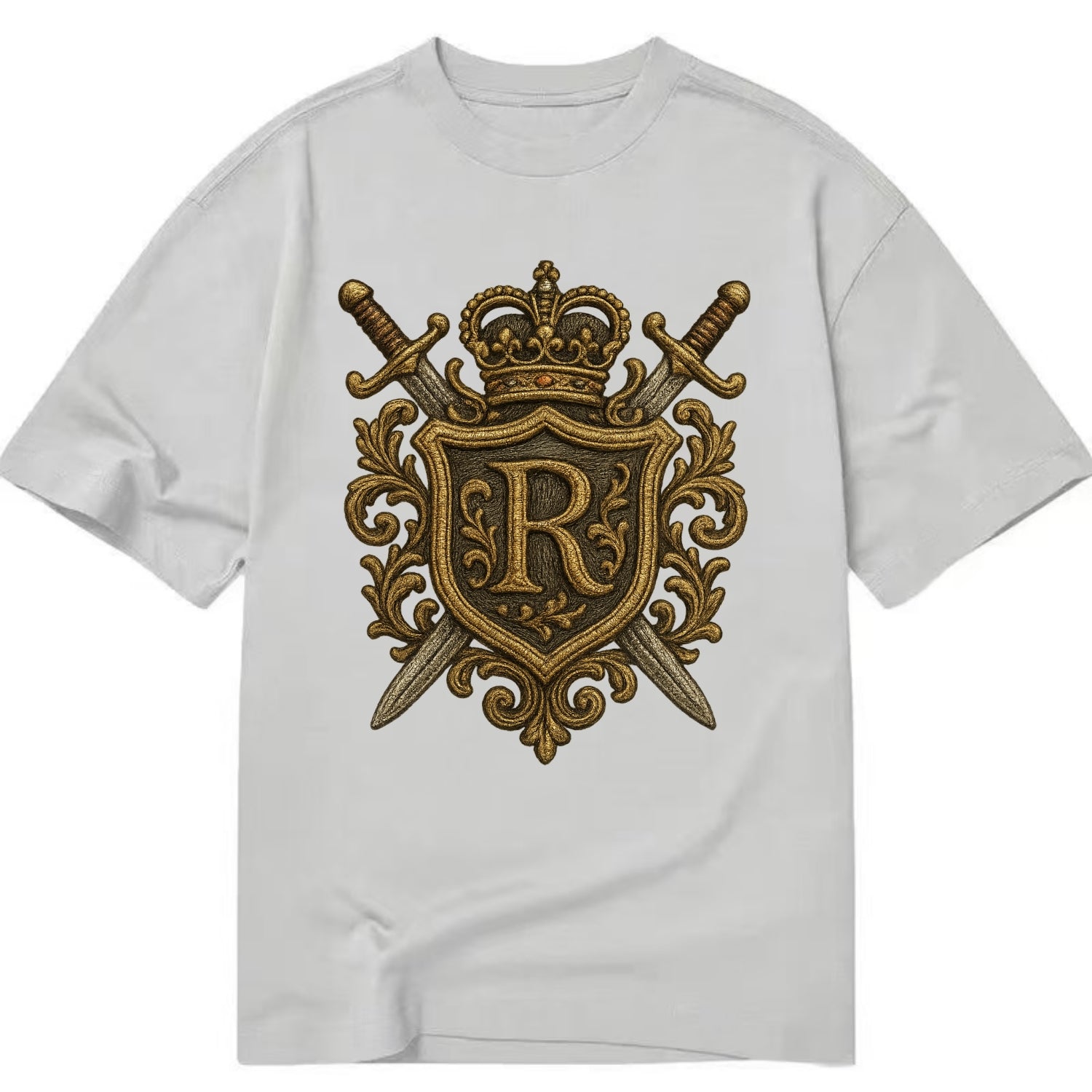 Royal Crest  - Classic T-shirt - Grey