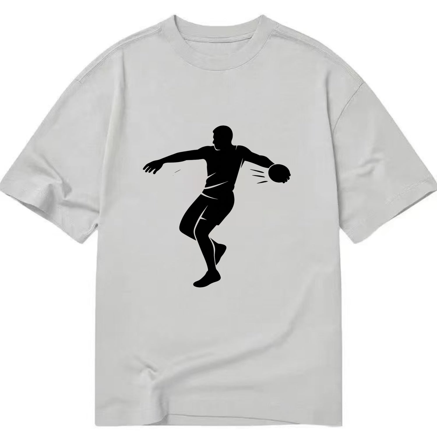 Discus thrower spinning release - Classic T-shirt - Grey