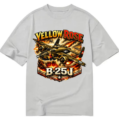B 25j Yellow Rose - Classic T-shirt - Grey