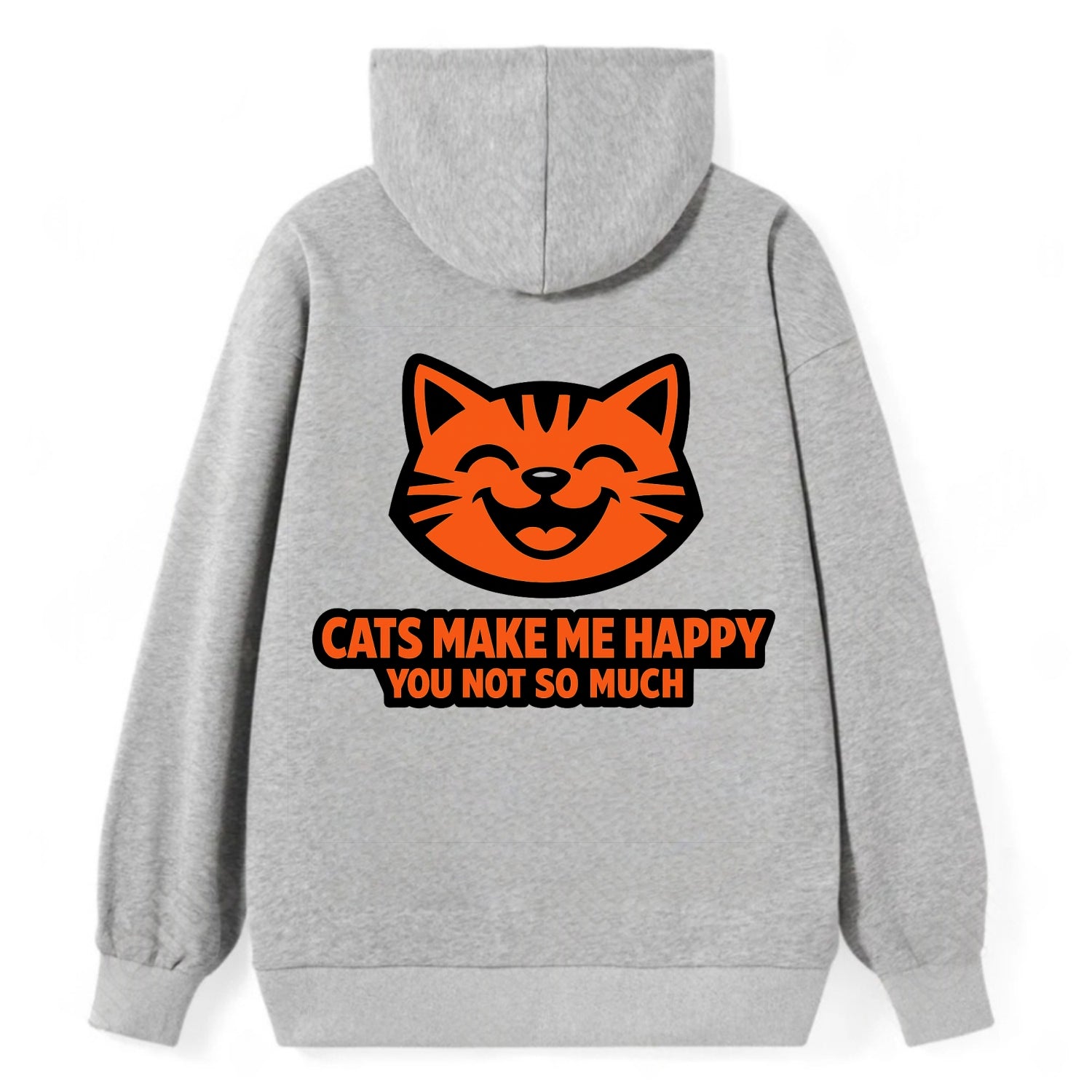 Feline Joy and Sassy Truths - Classic Pullover Hoodie - Grey