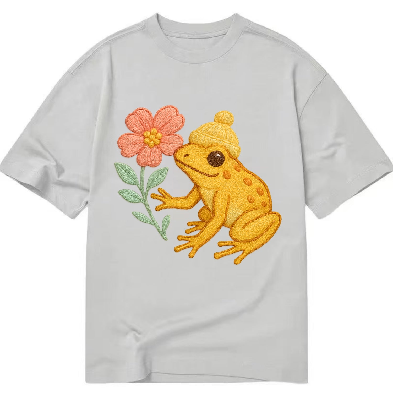 Yellow Dart Frog - Classic T-shirt - Grey