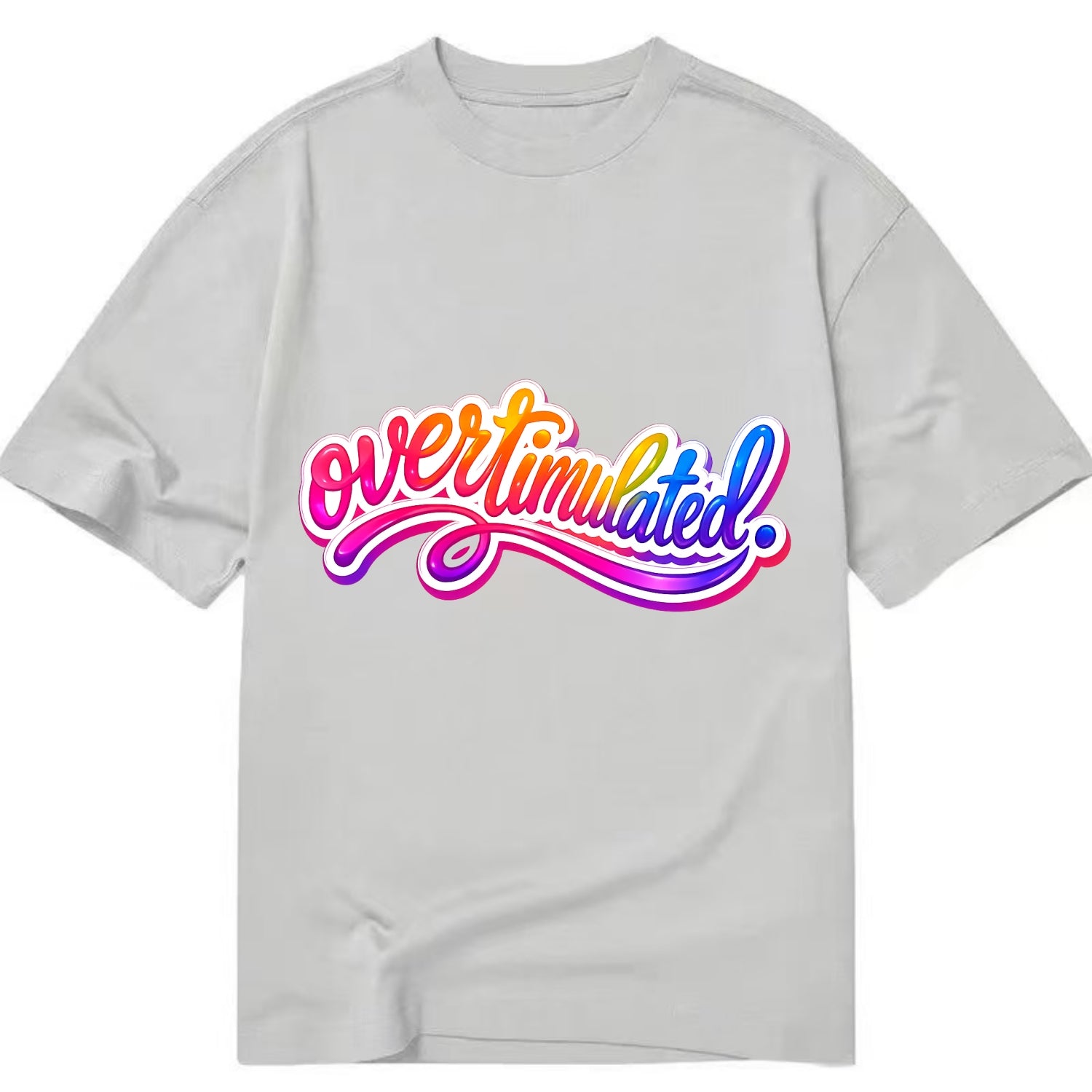 Overstimulated - Classic T-shirt - Grey