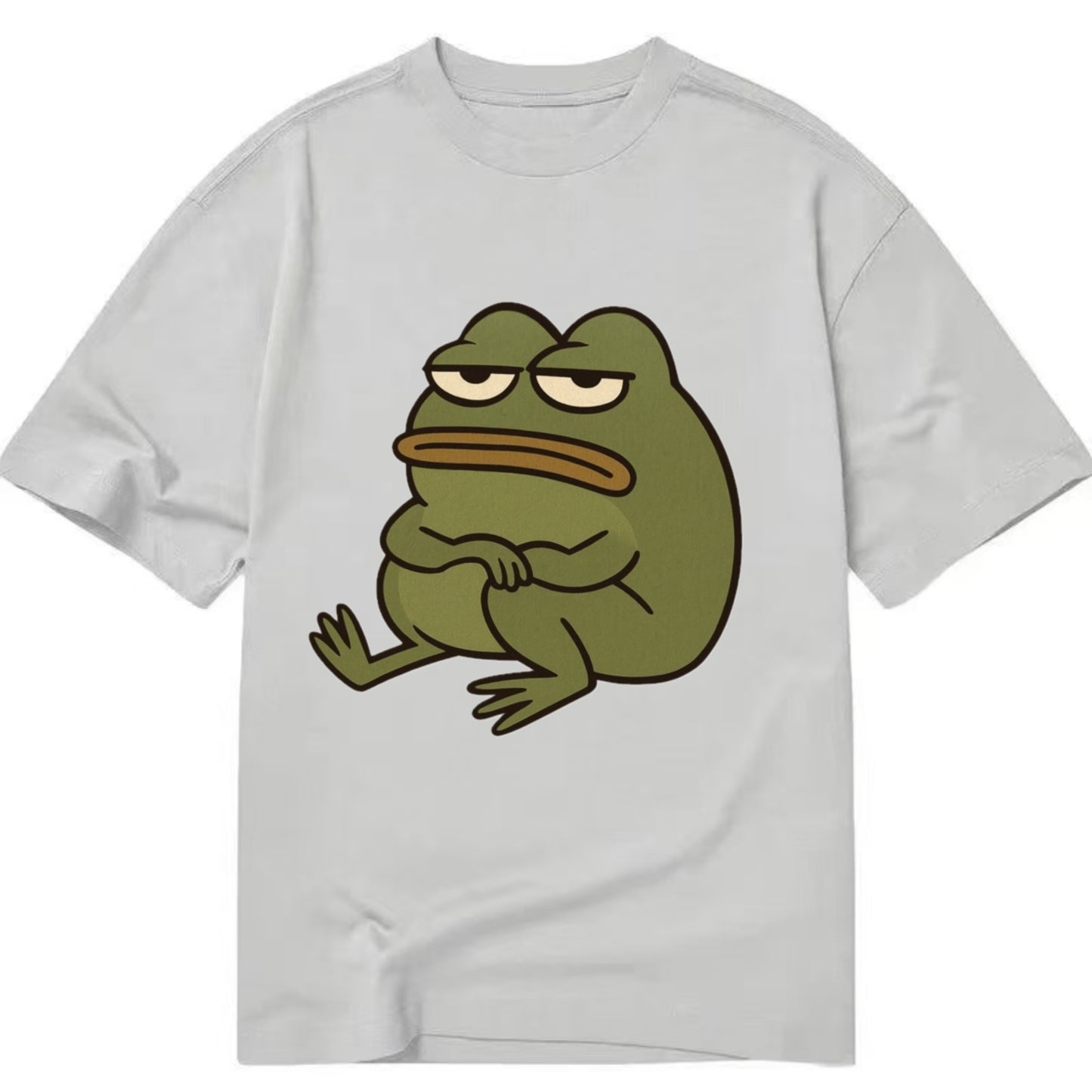 The Frog Judges Silently - Classic T-shirt - Grey