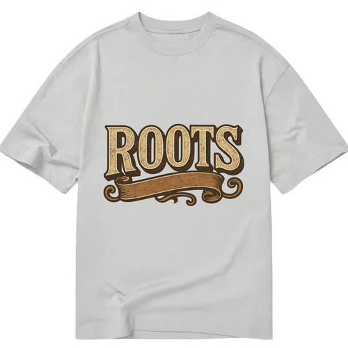 Bold typography design - ROOTS - where you come from, heritage - Classic T-shirt