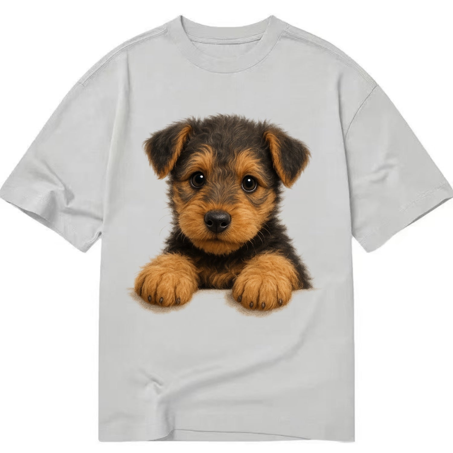 Airedale Terrier  - Classic T-shirt - Grey