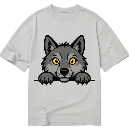 Wolf  - Classic T-shirt - Grey