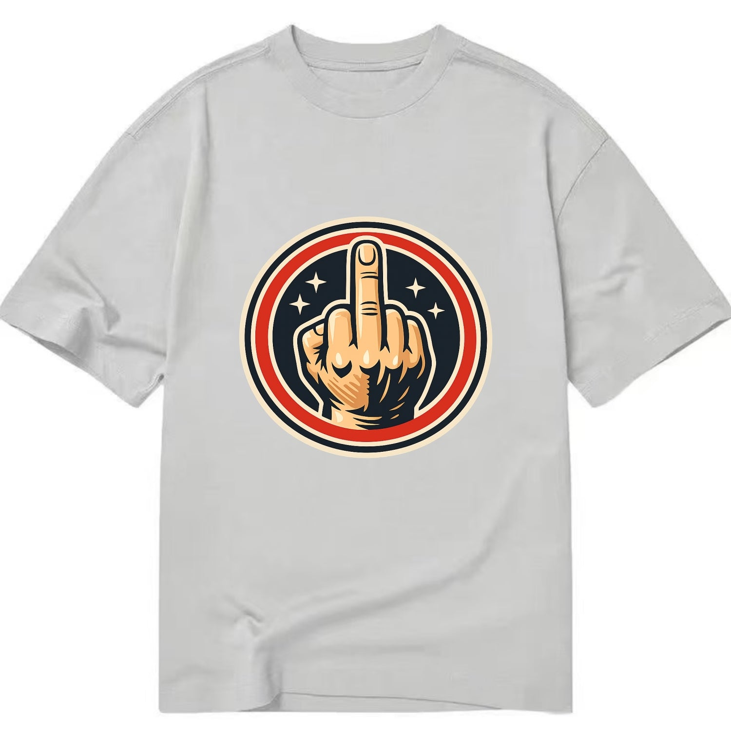 Defiant Spirit Emblem - Classic T-shirt - Grey