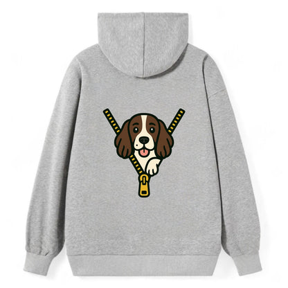 English Springer Spaniel - Classic Pullover Hoodie - Grey
