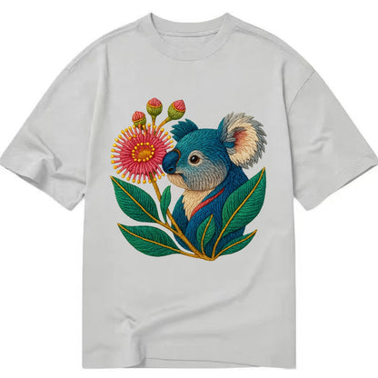 Koala Eucalyptus Bloom - Classic T-shirt - Grey
