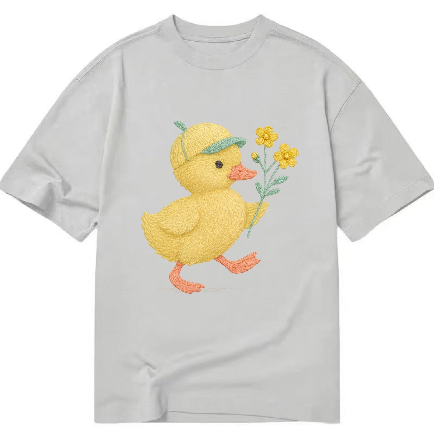 Yellow Duckling - Classic T-shirt - Grey