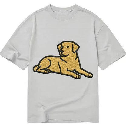 Labrador Retriever - Yellow lab relaxed Classic T-shirt - Grey
