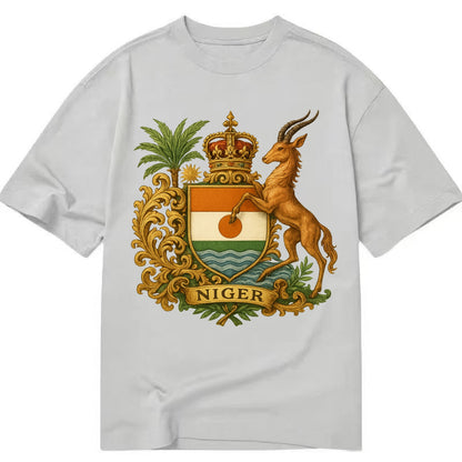 Niger Heritage Badge  - Classic T-shirt - Grey