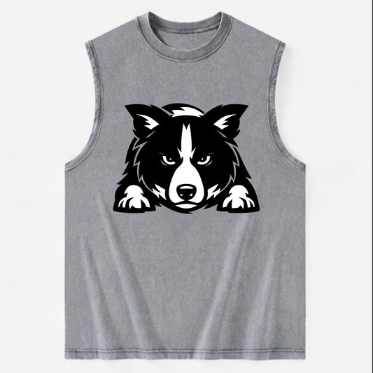 Focused Loyalty - Vintage Washed Tank - Grey