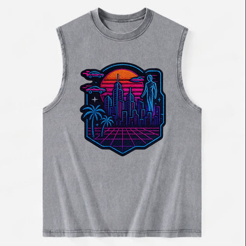 Cyberpunk City - Vintage Washed Tank