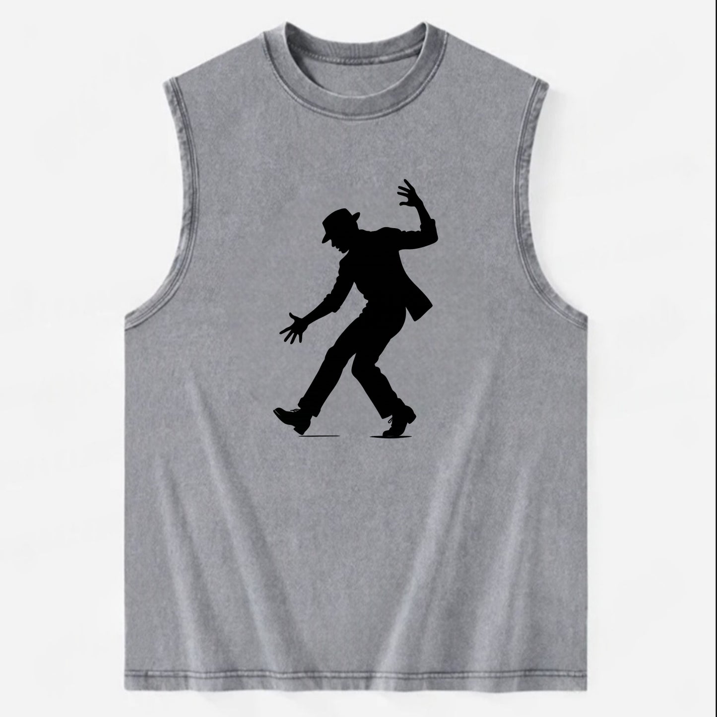 Tap dancer dramatic step - Vintage Washed Tank - Grey