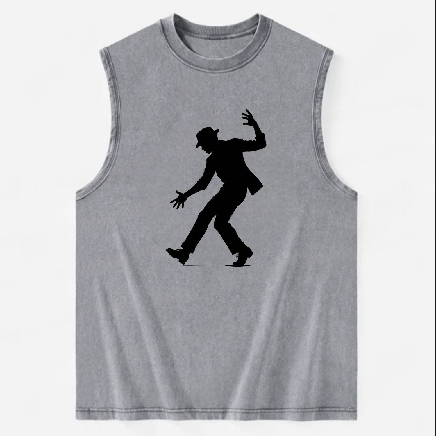 Tap dancer dramatic step - Vintage Washed Tank - Grey