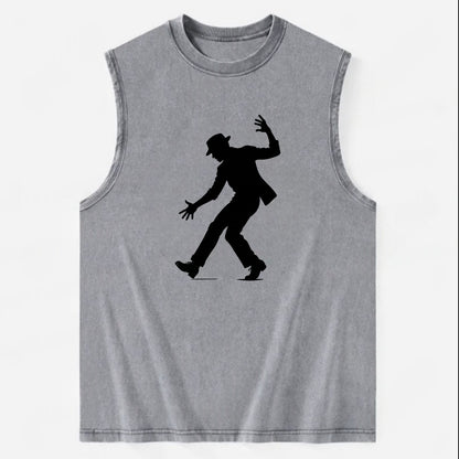 Tap dancer dramatic step - Vintage Washed Tank - Grey