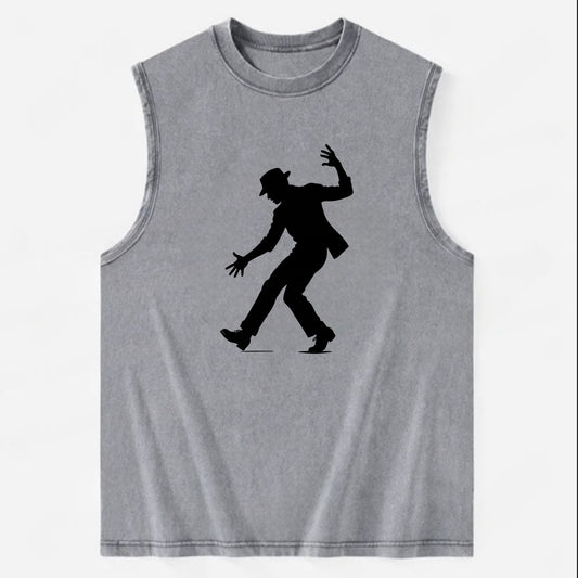 Tap dancer dramatic step - Vintage Washed Tank - Grey