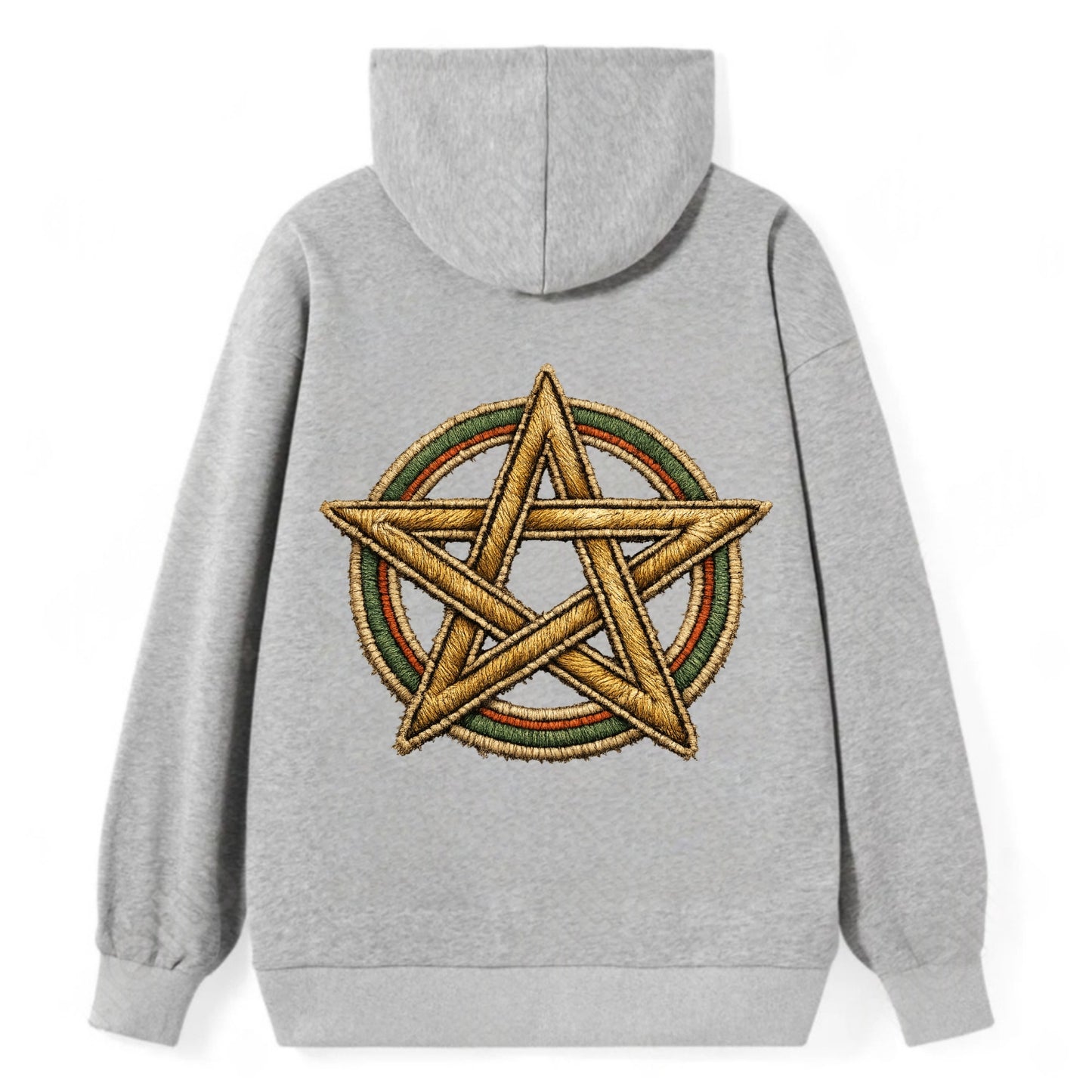 Pentacle Knot - Classic Pullover Hoodie - Grey