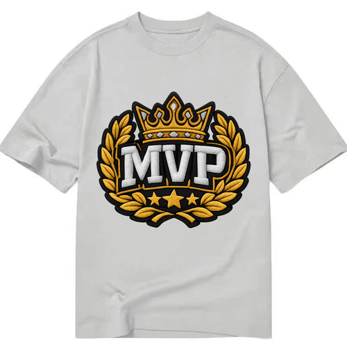 MVP CROWN - crown with laurels in gold , most valuable - Classic T-shirt