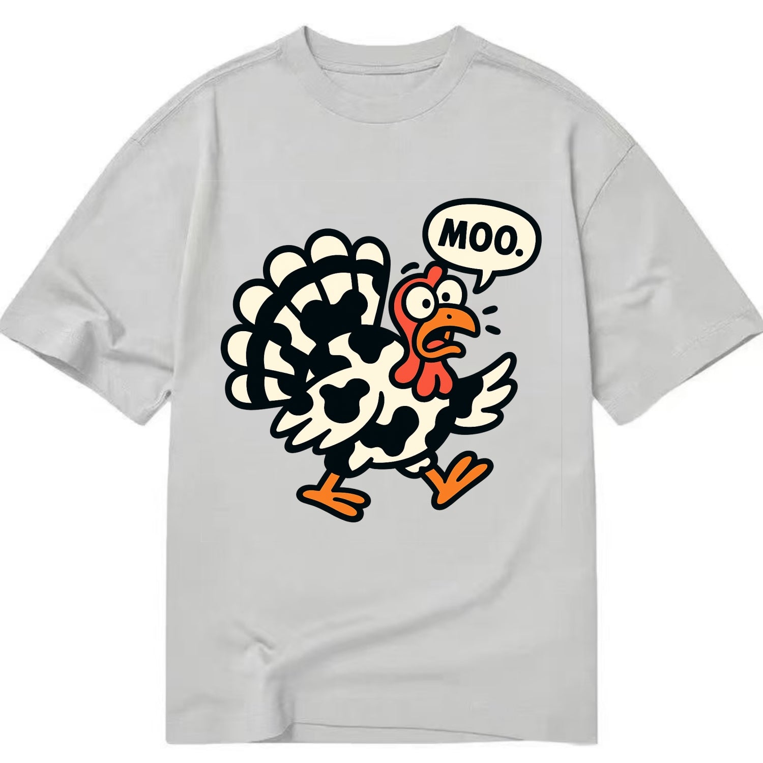 Mooing Turkey - Classic T-shirt - Grey