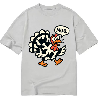 Mooing Turkey - Classic T-shirt - Grey