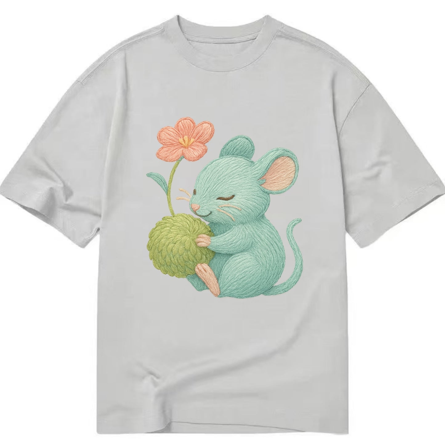 Mint Mouse - Classic T-shirt - Grey