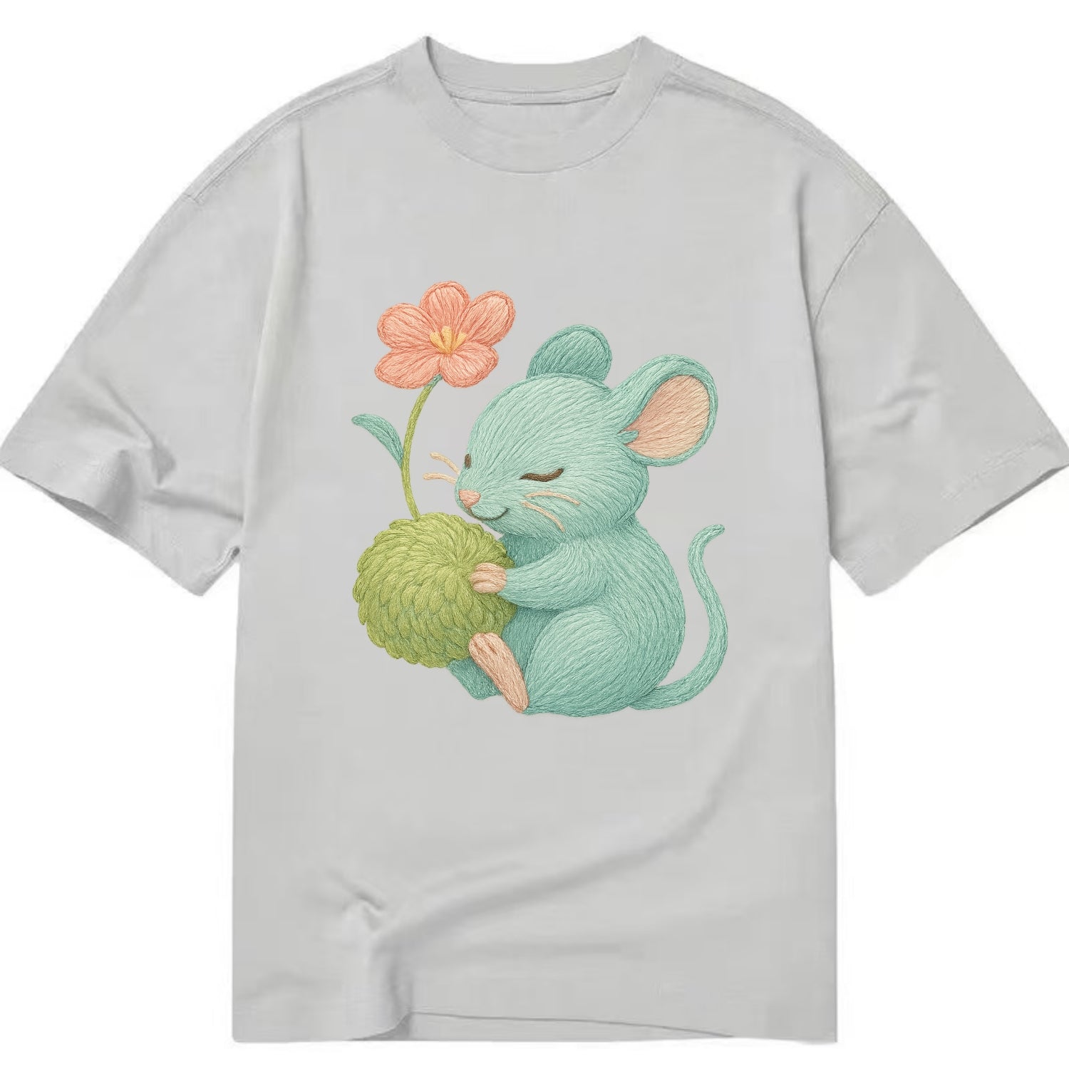 Mint Mouse - Classic T-shirt - Grey
