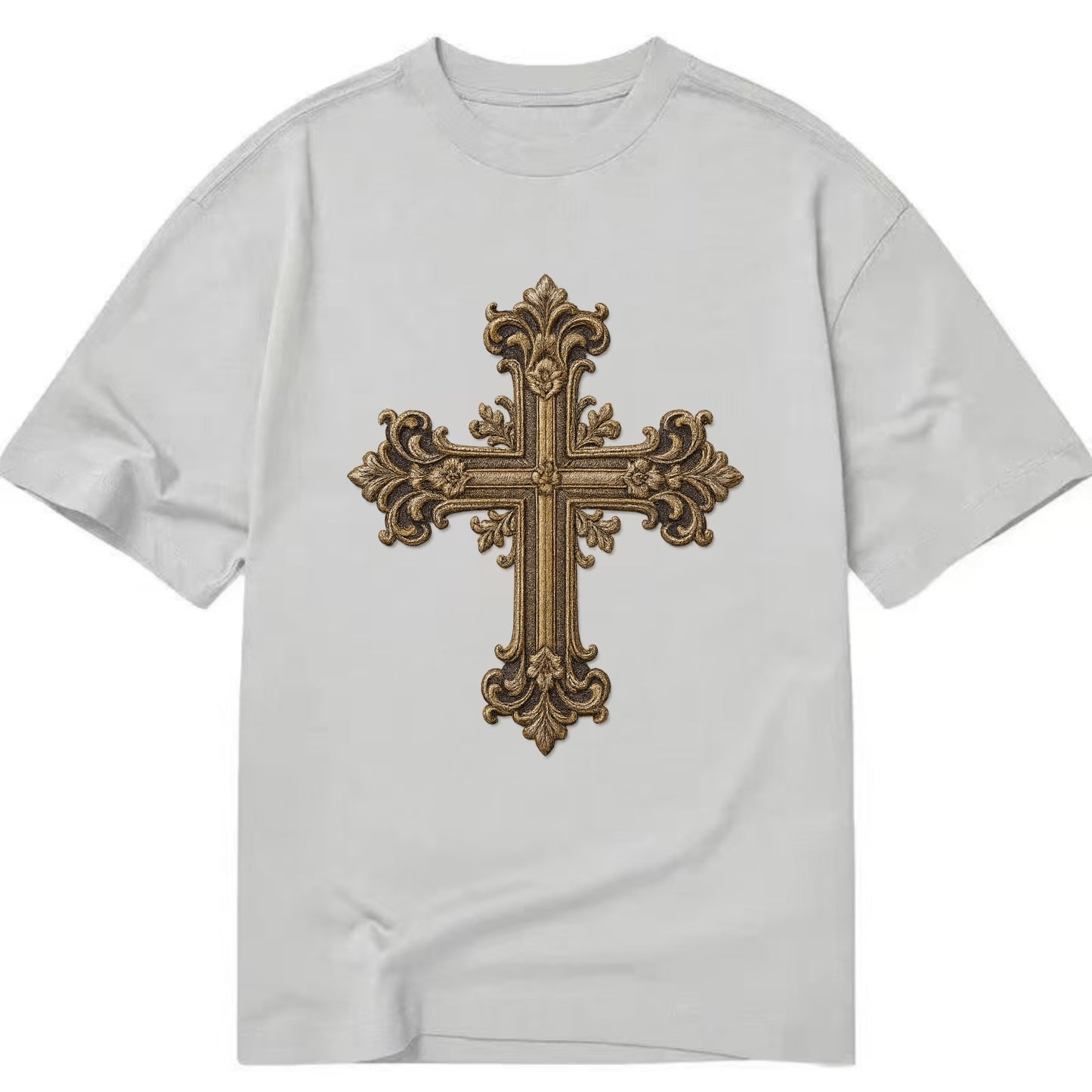 Victorian Cross  - Classic T-shirt - Grey