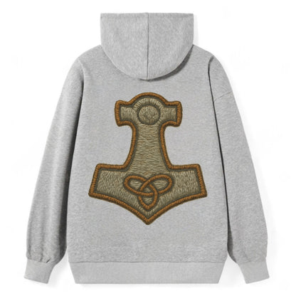 Mjolnir - Classic Pullover Hoodie - Grey